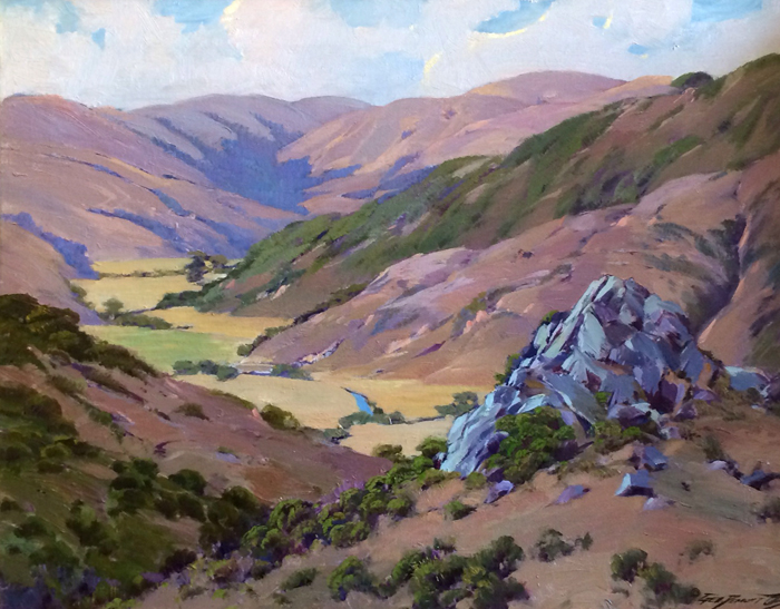 GEORGE DEMONT OTIS - "MUIR VALLEY" - Oil on Canvas - 28" x 35 7/8"