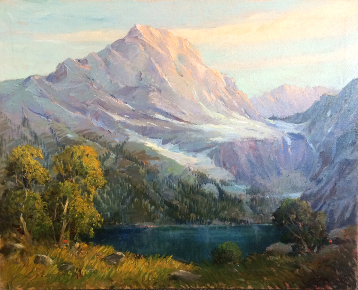 GEORGE DEMONT OTIS - "Mt. Lassen" - Oil on Canvas - 24" x 30"