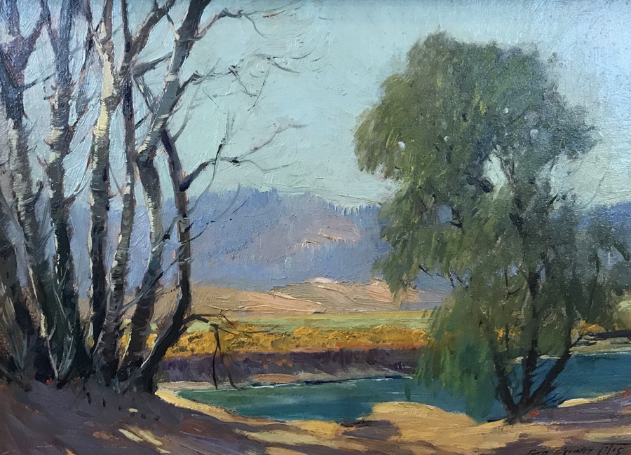 GEORGE DEMONT OTIS - "Summer Shadows" - Oil - 12" x 16"