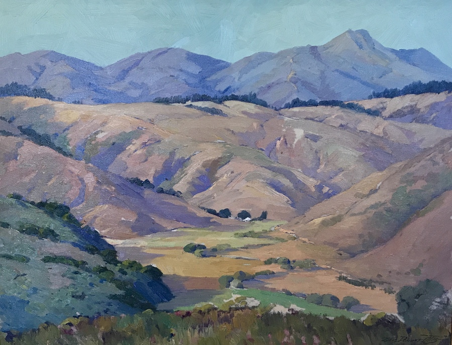 GEORGE DEMONT OTIS - "Muir Valley Ridge" - Oil - 28" x 36"