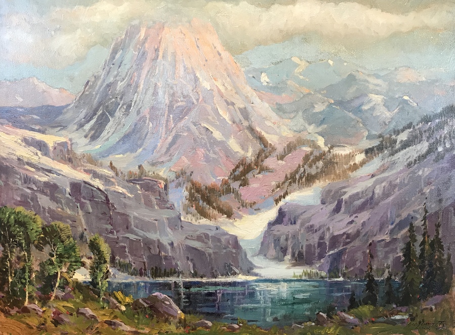 GEORGE DEMONT OTIS - "Sierra Nevada" - Oil - 30" x 40"