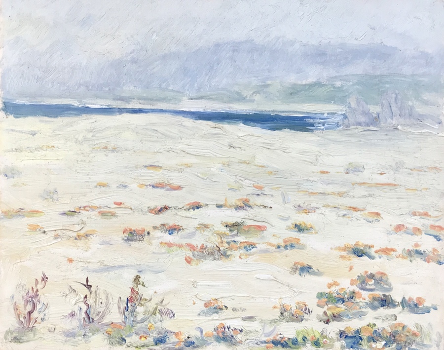 WILLIAM POSEY SILVA - "Dunes, Carmel Shore" - Oil - 8" x 10"