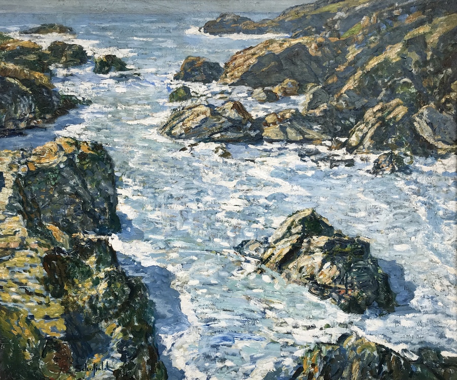 Walter Schofield - "The Cove" - Oil on Board - 30" x 36"